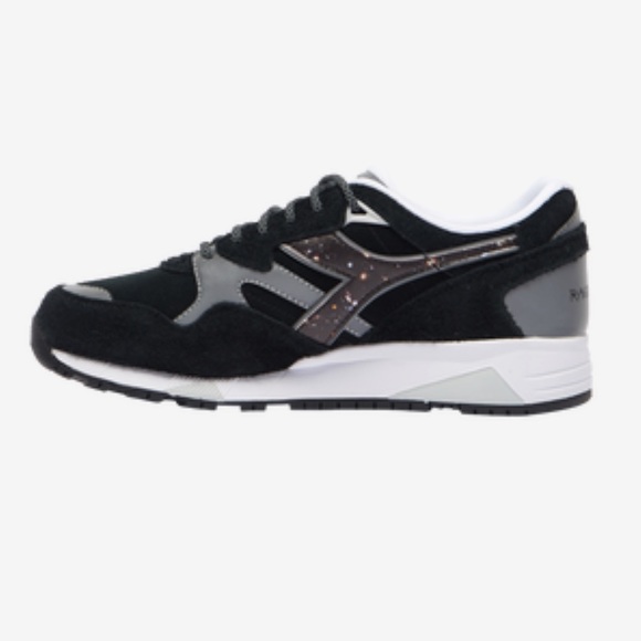 Diadora N9002 Men's Black/Multi Running shoes Men Size 8 - Picture 2 of 7